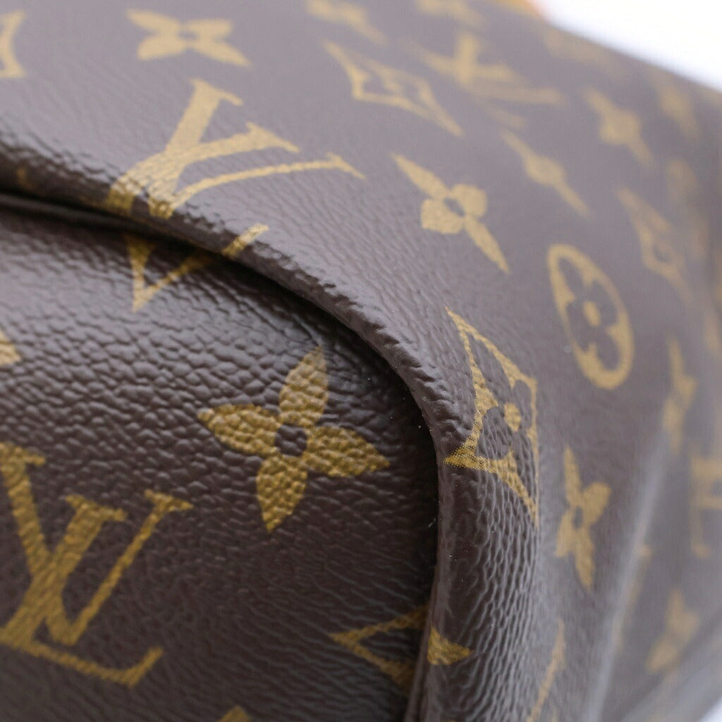 LOUIS VUITTON(ルイヴィトン) ネヴァーフル・インサイドアウト MM 2WAYハンドバッグ トートバッグ ショルダーバッグ ブラウン レザー×PVC M12257 ゴールド金具 レディース