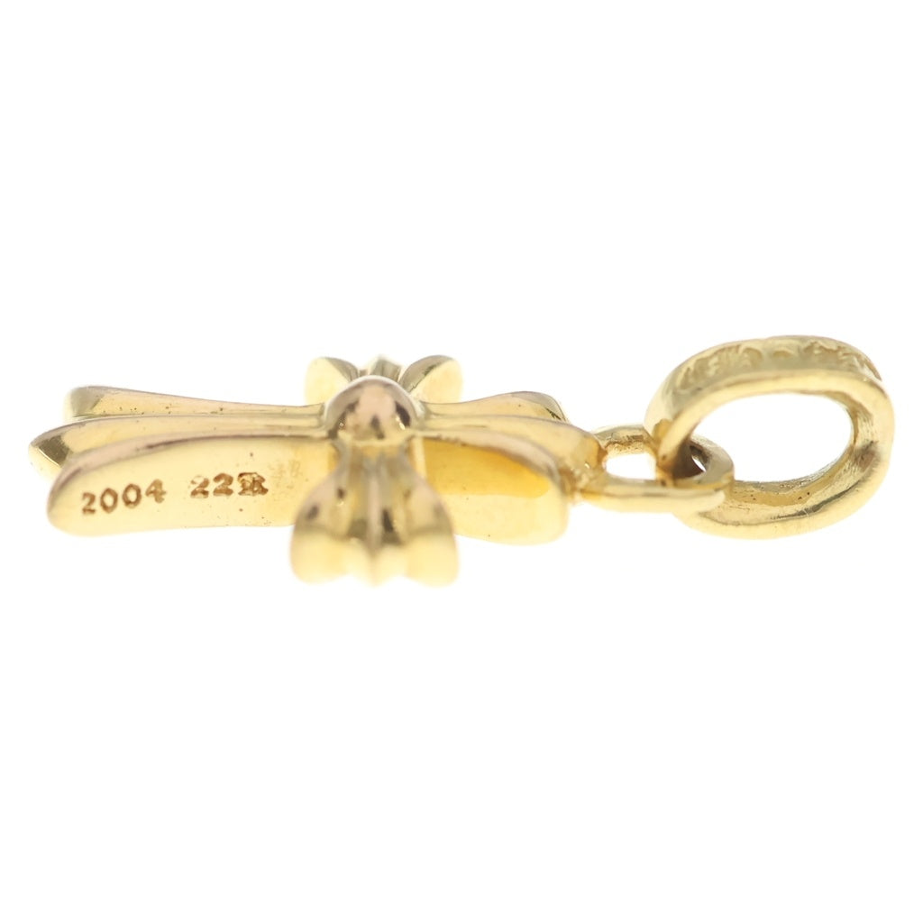 CHROME HEARTS(クロムハーツ) 22K CRS BBYFAT DMND ベイビーファット PAVEダイヤ チャーム ネックレストップ ゴールド BCA035