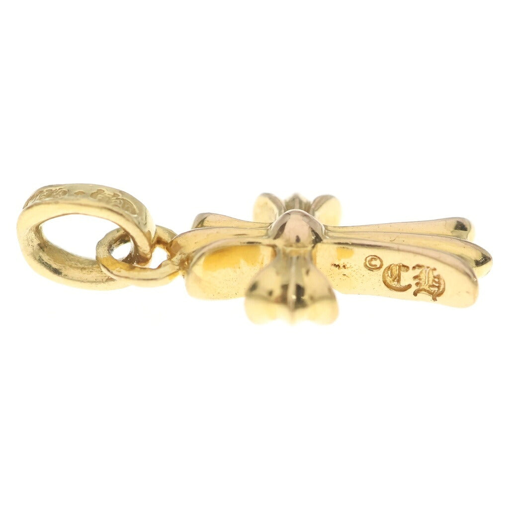 CHROME HEARTS(クロムハーツ) 22K CRS BBYFAT DMND ベイビーファット PAVEダイヤ チャーム ネックレストップ ゴールド BCA035