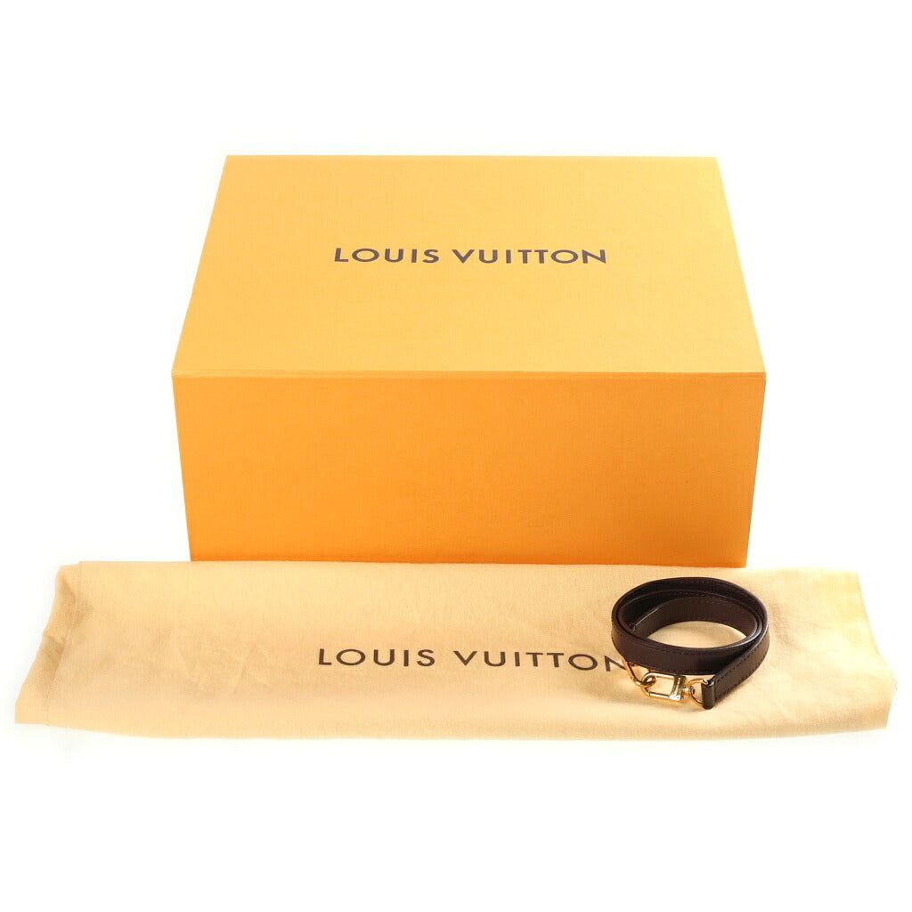 LOUIS VUITTON(ルイヴィトン) ダミエ ブリタニー 2WAYハンドバッグ ショルダーバッグ ブラック×ブラウン レザー×PVC N41673 ゴールド金具