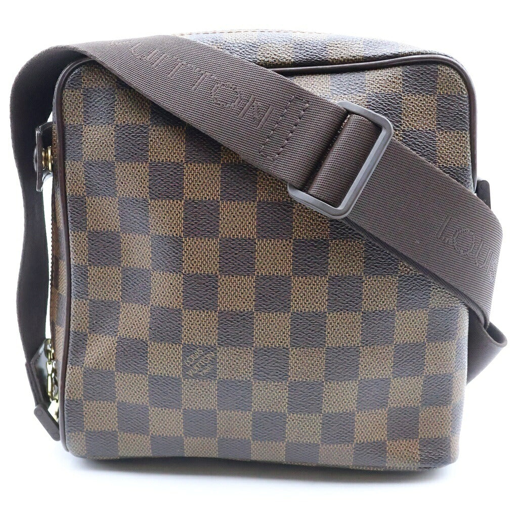 LOUIS VUITTON(ルイヴィトン) ダミエ オラフPM ショルダーバッグ ブラウン PVCレザー N41442
