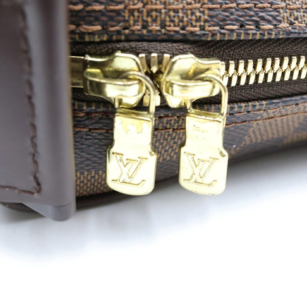 LOUIS VUITTON(ルイヴィトン) ダミエ オラフPM ショルダーバッグ ブラウン PVCレザー N41442