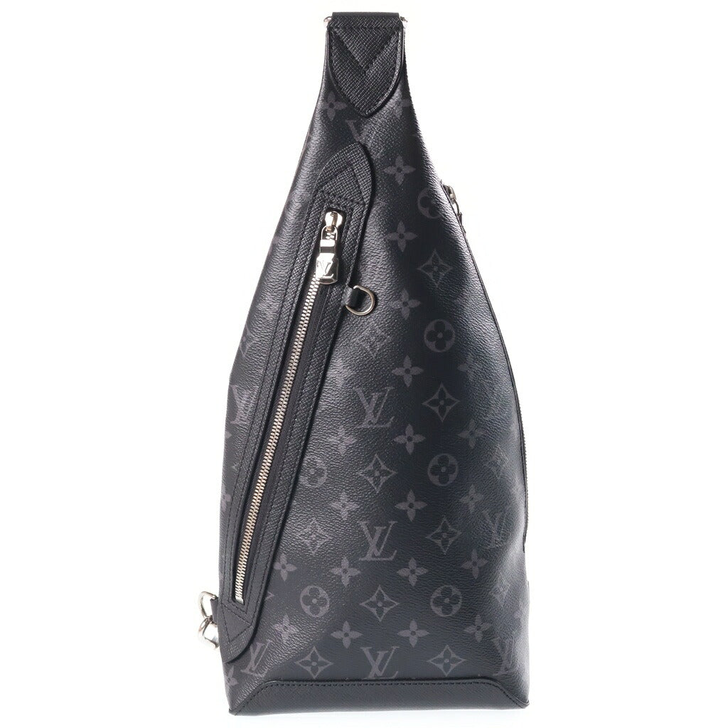 LOUIS VUITTON(ルイヴィトン) モノグラム エクリプス デュオ スリングバッグ ボディバッグ PVCレザー ブラック M30936