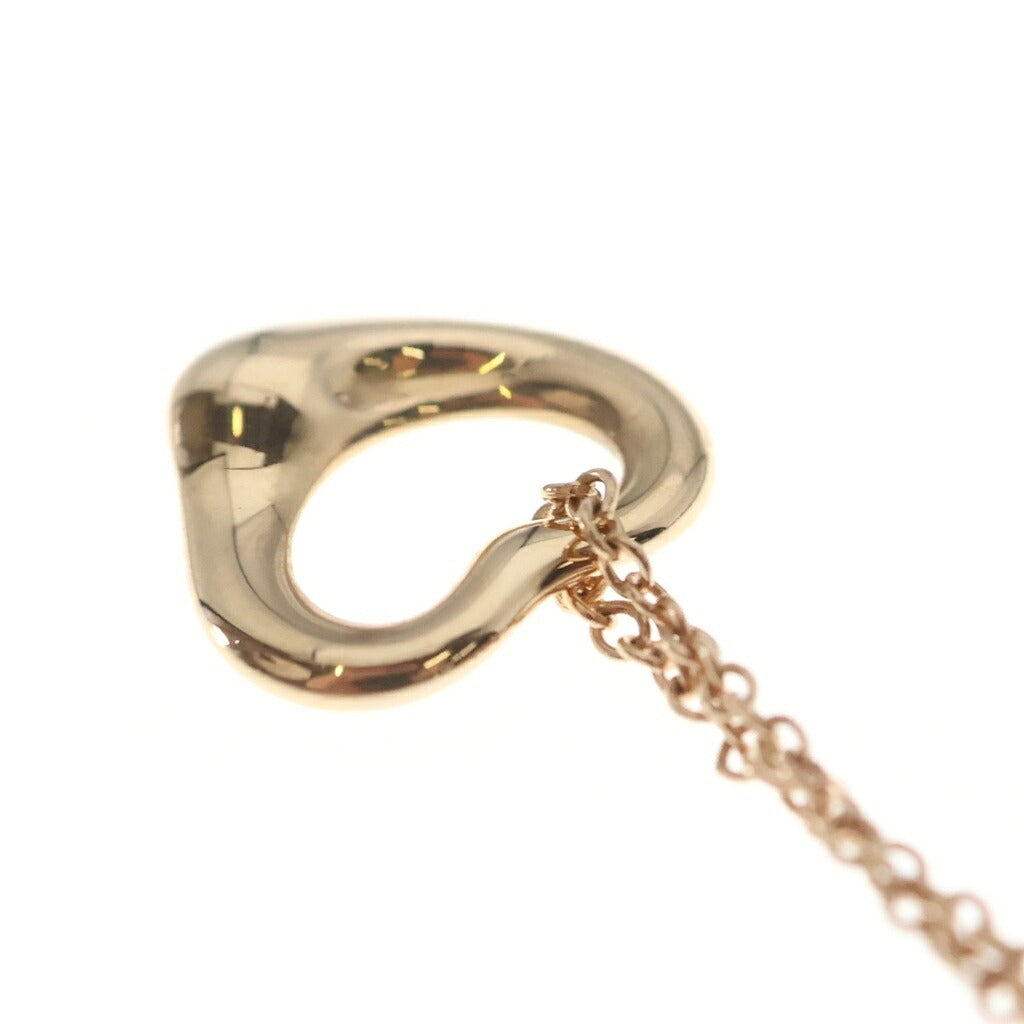 TIFFANY & Co.(ティファニー) オープンハート ネックレス ペンダント Au750 ピンクゴールド