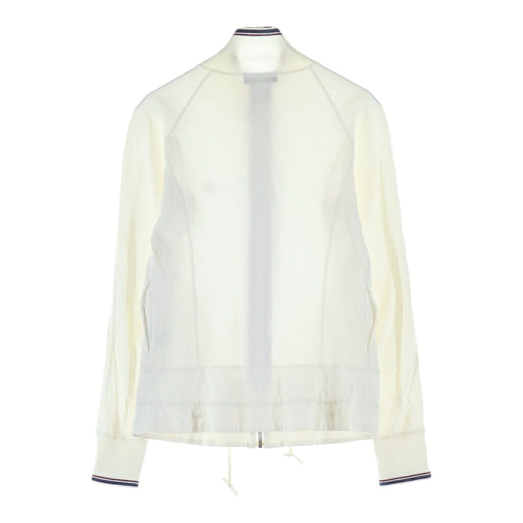 BURBERRY BLUE LABEL(バーバリーブルーレーベル) ジップアップ パーカー ジャケット 長袖 コットン ホワイト レディース