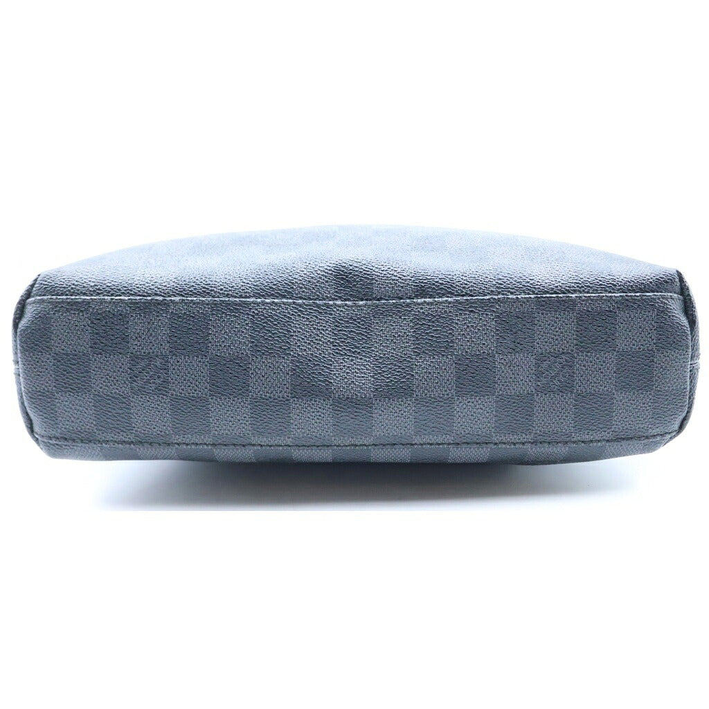 LOUIS VUITTON(ルイヴィトン) ダミエ グラフィット ミックPM メッセンジャーバッグ ショルダーバッグ ブラック PVC×レザー N41211