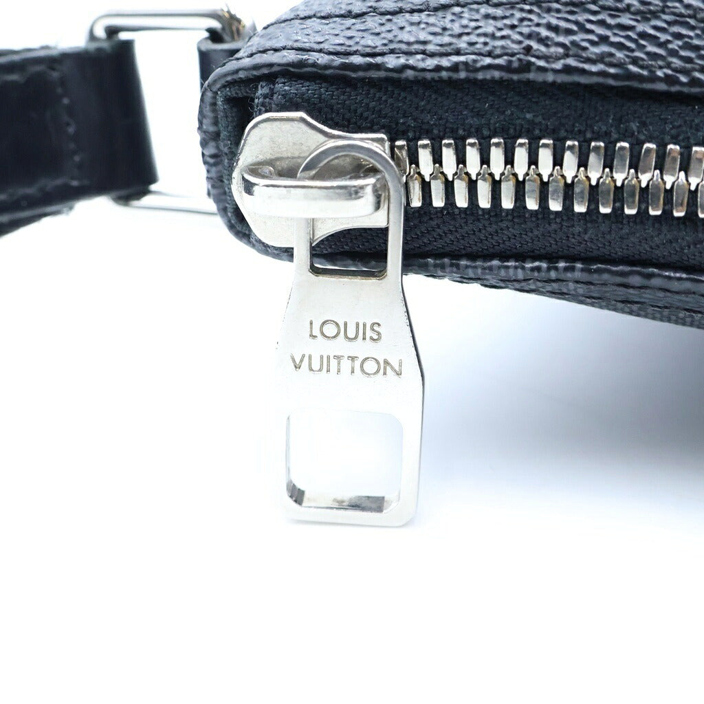 LOUIS VUITTON(ルイヴィトン) ダミエ グラフィット ミックPM メッセンジャーバッグ ショルダーバッグ ブラック PVC×レザー N41211