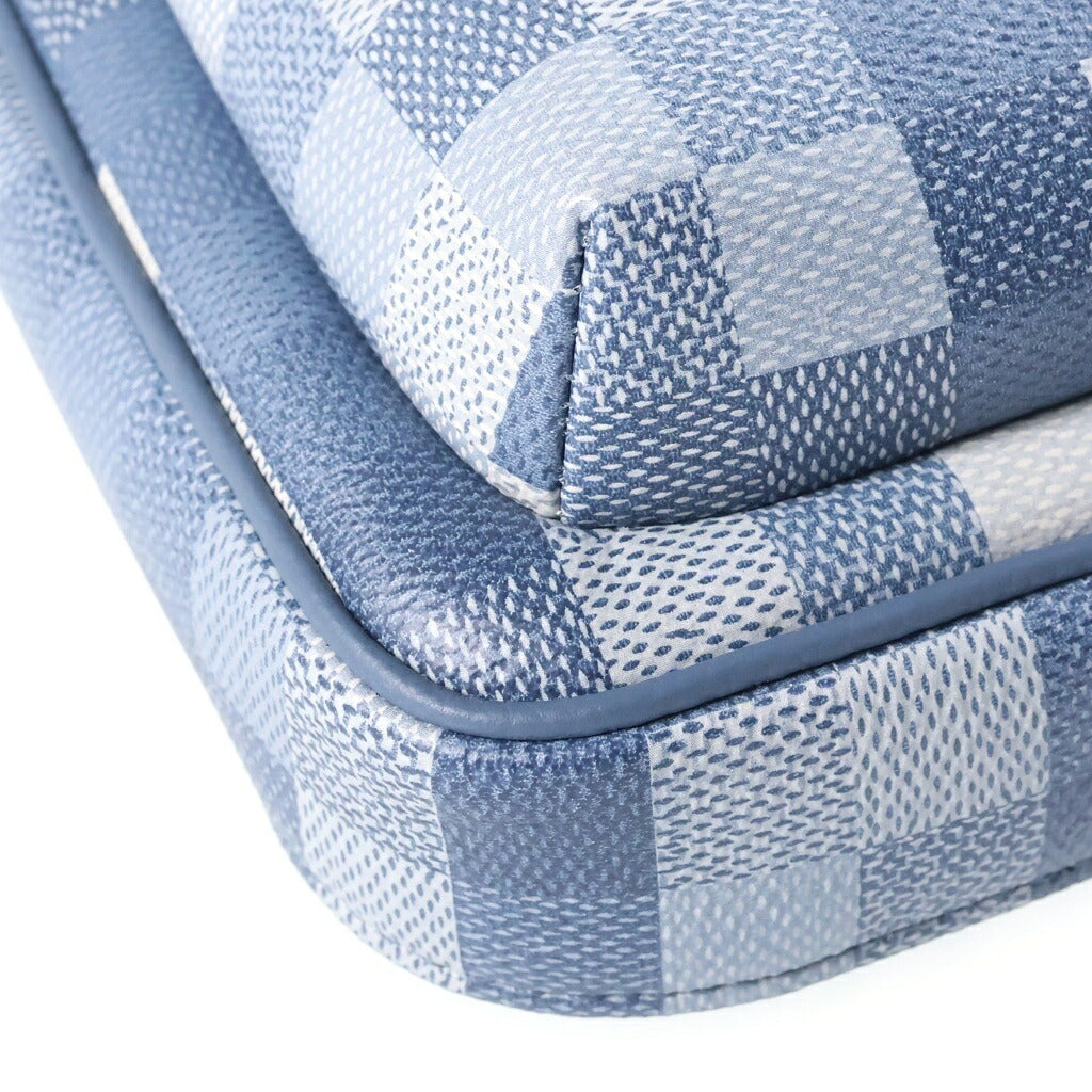 LOUIS VUITTON(ルイヴィトン) ダモフラージュ アヴェニュー・スリングバッグPM クロスボディバッグ PVC×レザー インディゴ M28589 ICタイプ