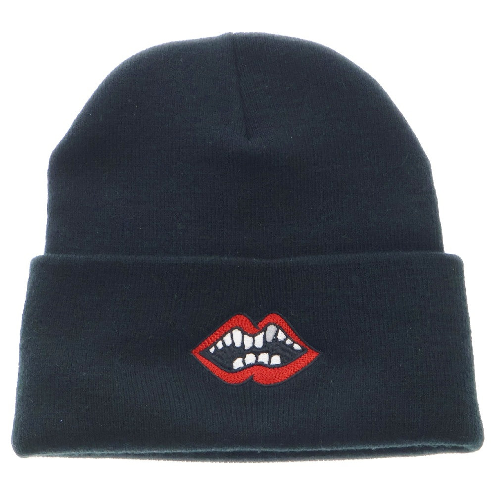 CHROME HEARTS(クロムハーツ) ×MATTY BOY PPO WOOL WATCH CAP マッティボーイ チョンパー刺繍ニットキャップ ビーニー ニット帽 ブラック