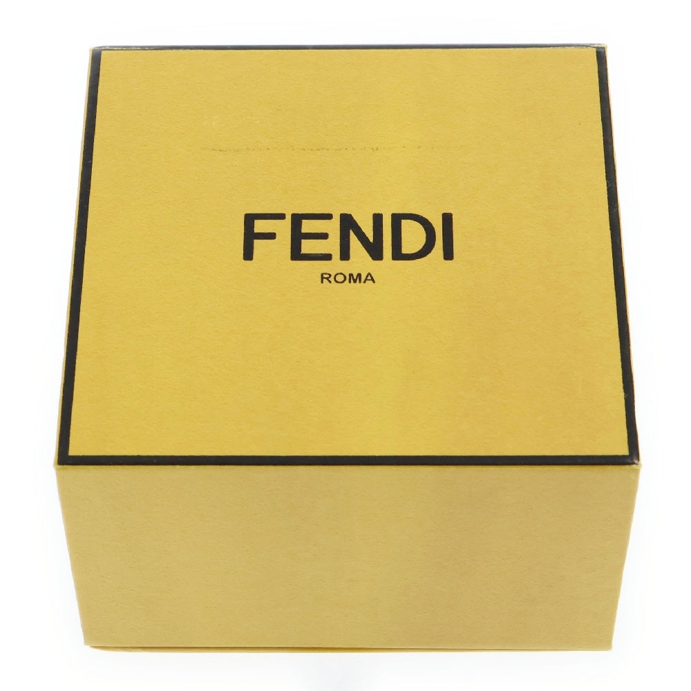 FENDI(フェンディ) Fロゴ バングル ブレスレット シルバー×ゴールド