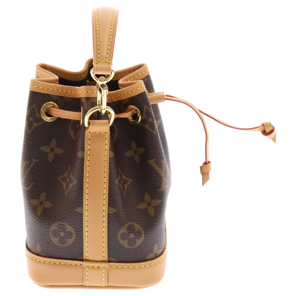 LOUIS VUITTON(ルイヴィトン) モノグラム ナノノエ 2WAYレザーショルダーバッグ ハンドバッグ ブラウン M81266