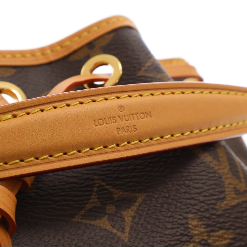LOUIS VUITTON(ルイヴィトン) モノグラム ナノノエ 2WAYレザーショルダーバッグ ハンドバッグ ブラウン M81266