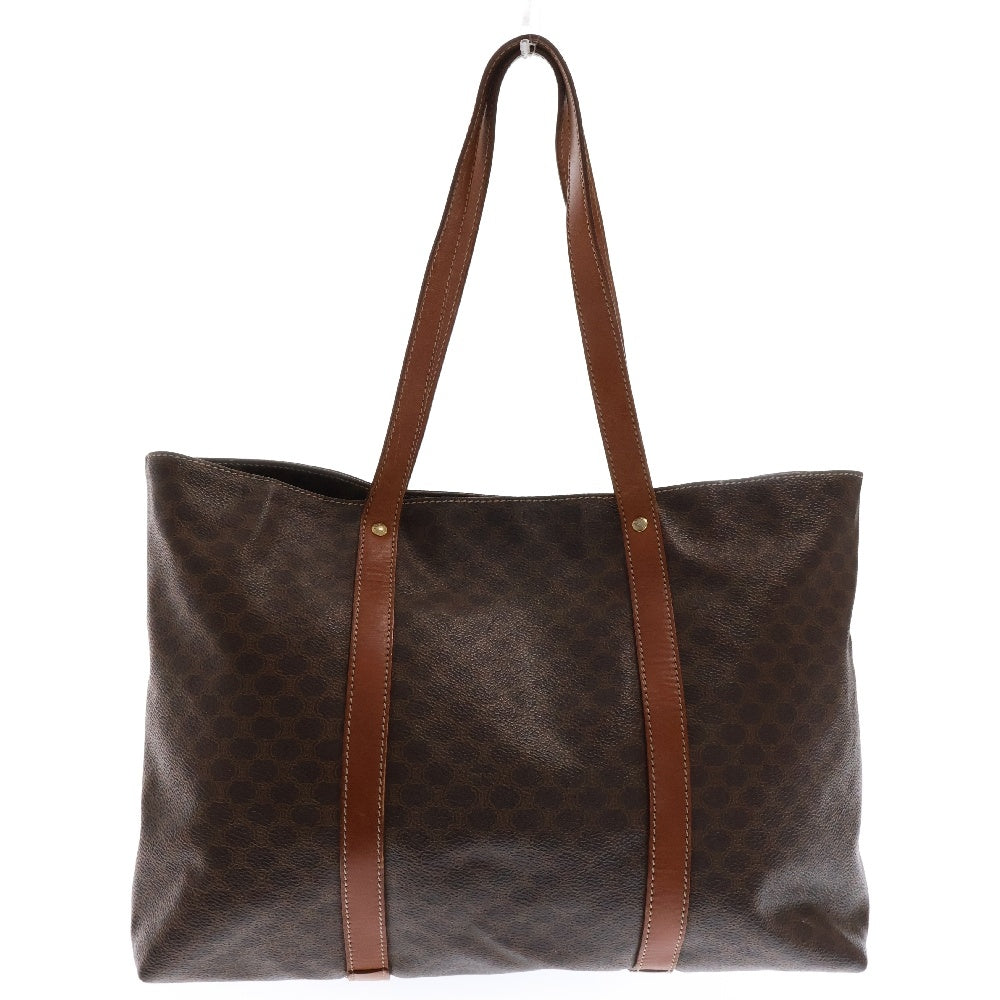 CELINE(セリーヌ) マカダム柄 トートバッグ ハンドバッグ ブラウン