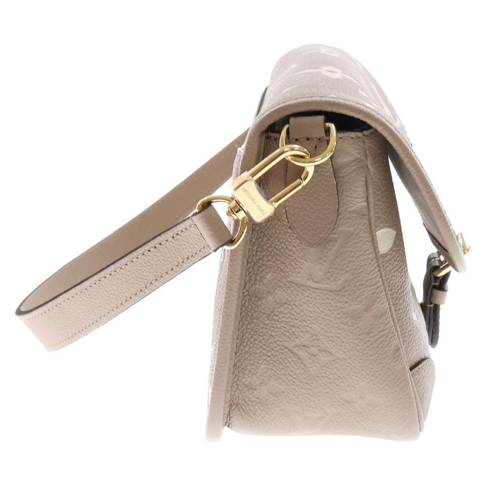 LOUIS VUITTON(ルイヴィトン) モノグラム アンプラント ディアヌ トゥルトレール クレーム レザー2WAYショルダーバッグ ハンドバッグ グレー M46583