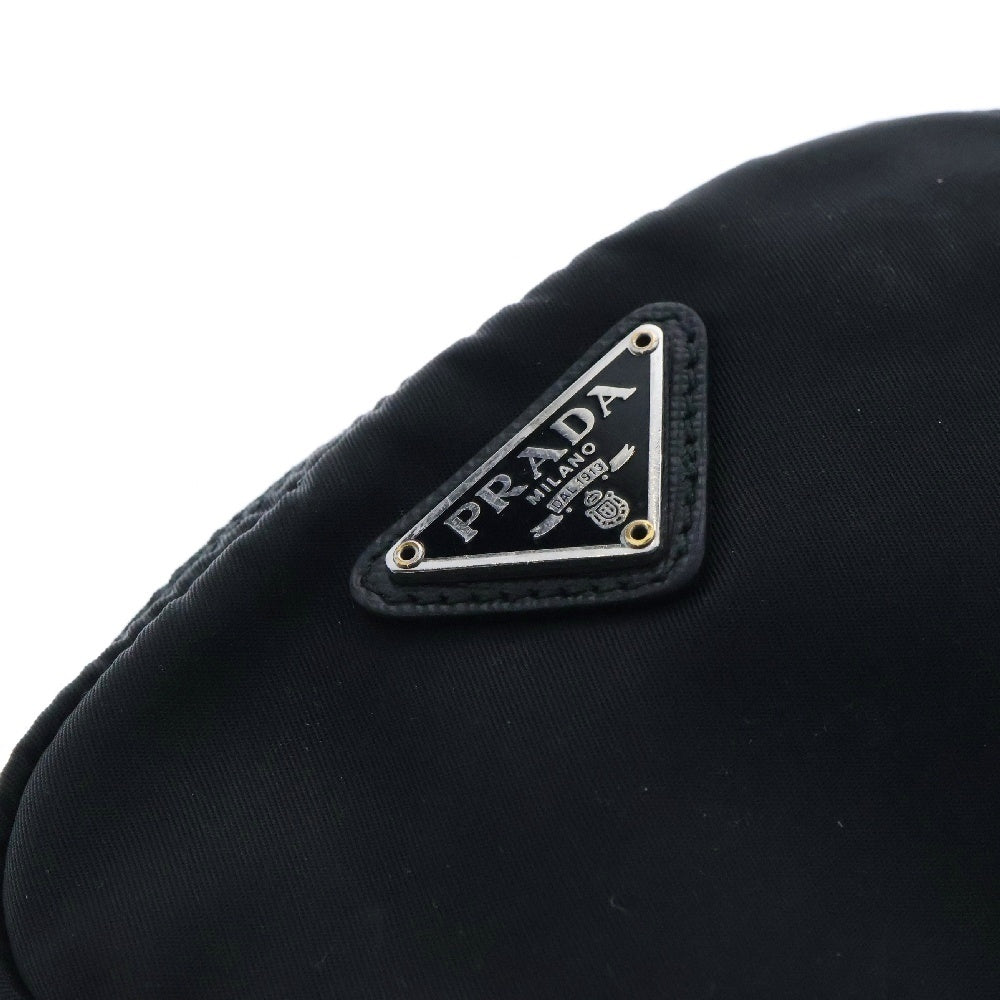 PRADA(プラダ) Re-nylon ポーチ 黒 ナイロン コスメポーチ トライアングルロゴ 1NA021