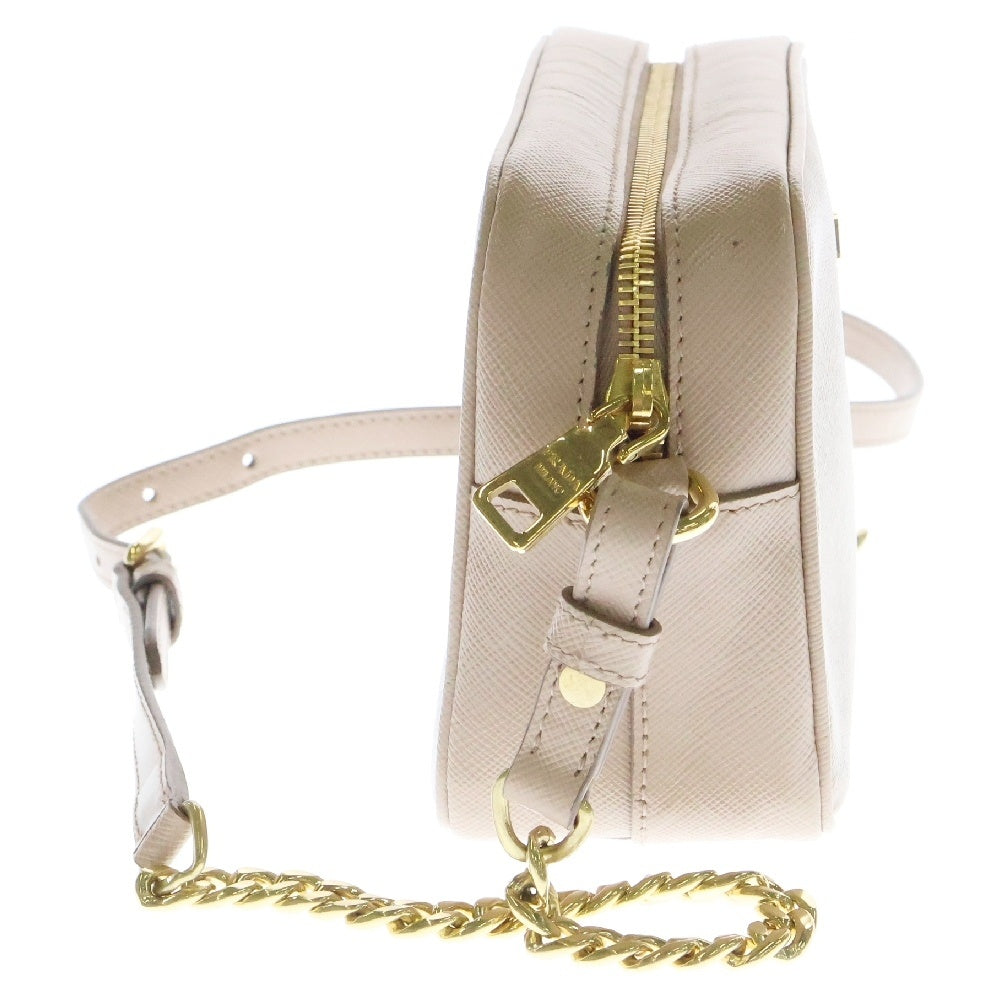 PRADA(プラダ) サフィアーノ ショルダーバック ピンク レザー 1BH149