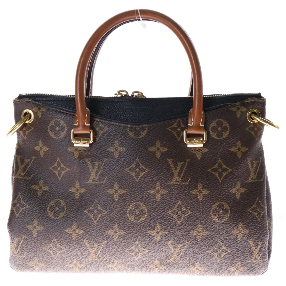 LOUIS VUITTON(ルイヴィトン) モノグラム パラスBB 2WAYバッグ ショルダーバッグ ハンドバッグ ブラウン ゴールド金具 レザー×PVC M41218