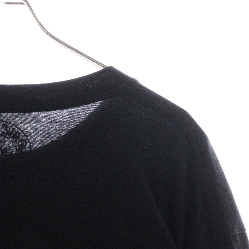 CHROME HEARTS(クロムハーツ) Neck Logo L/S TEE ネックロゴ ロングスリーブカットソー 長袖Tシャツ ブラック×パープル