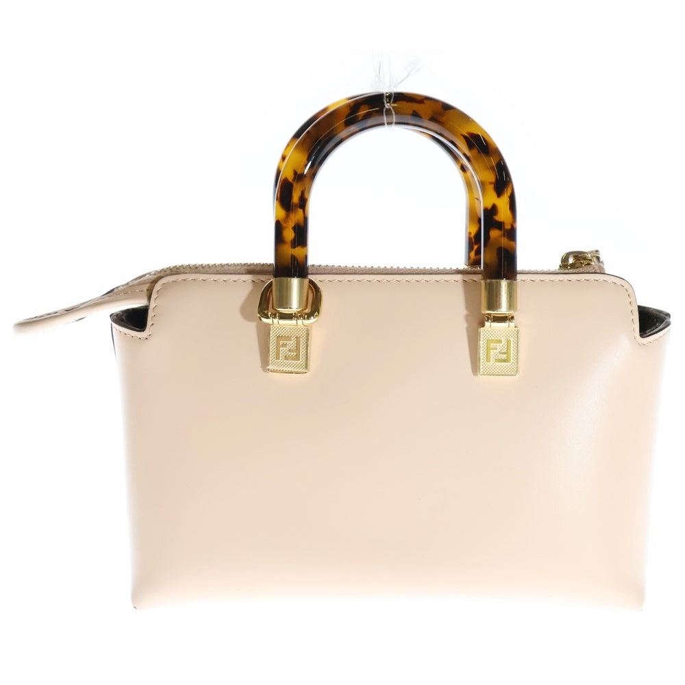 FENDI(フェンディ) バイザウェイ ミニ 2WAY レザー ロゴ ハンドバッグ ショルダーバッグ ピンク レディース 8BS067