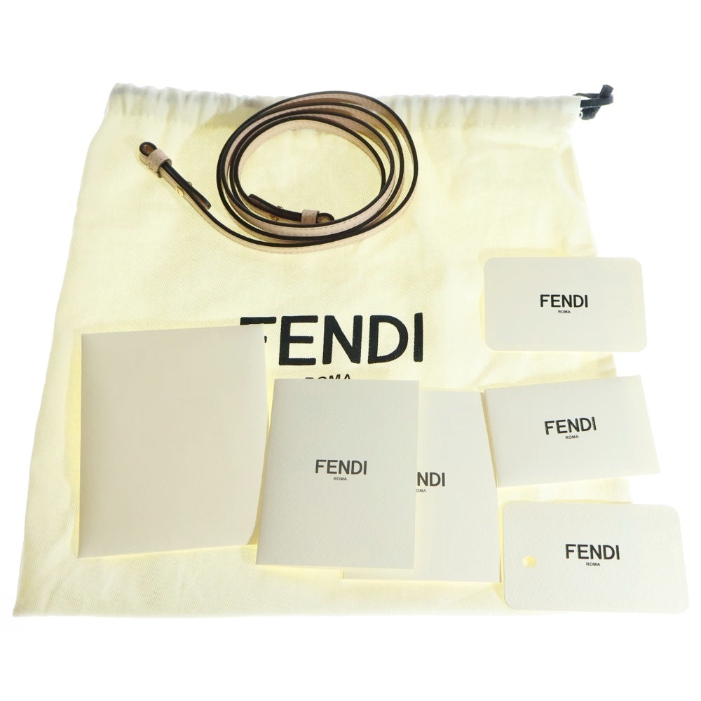FENDI(フェンディ) バイザウェイ ミニ 2WAY レザー ロゴ ハンドバッグ ショルダーバッグ ピンク レディース 8BS067