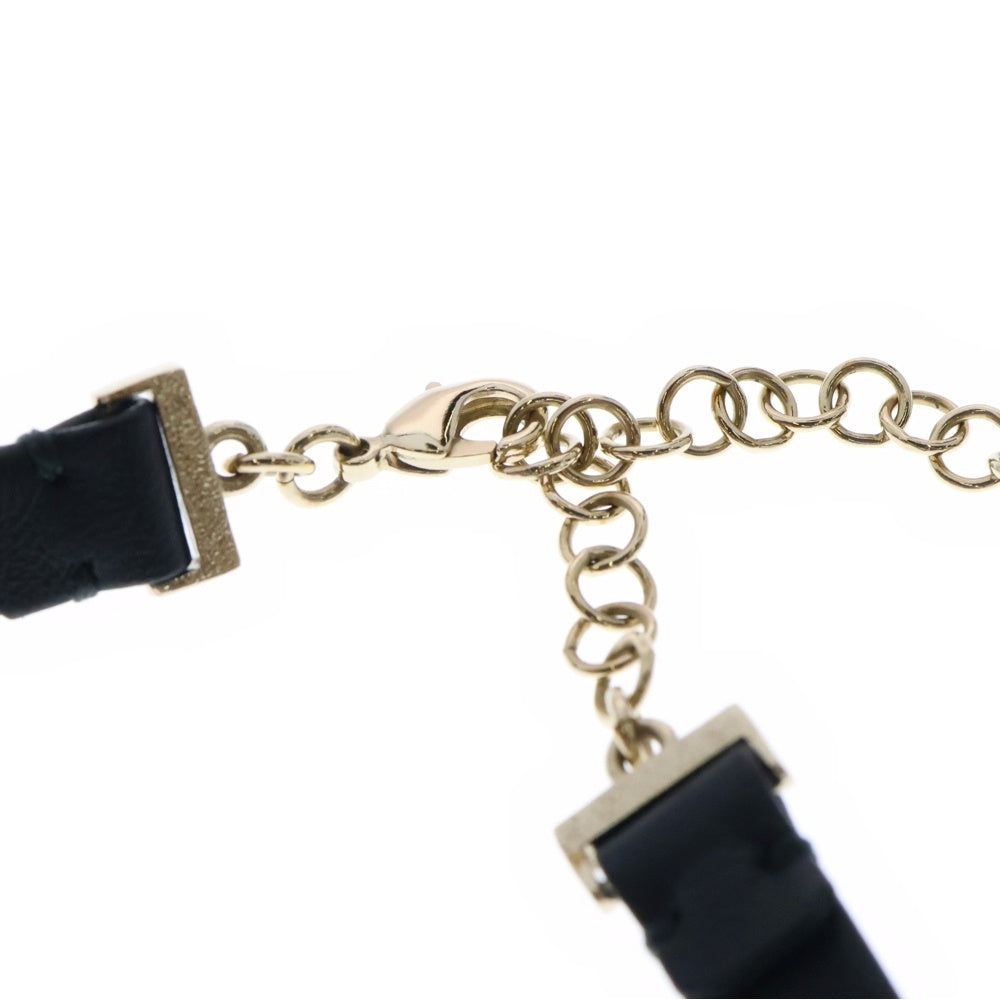 CHANEL(シャネル) CCハート チョーカー ネックレス ラインストーン×フェイクパール ゴールド×ブラック B22B