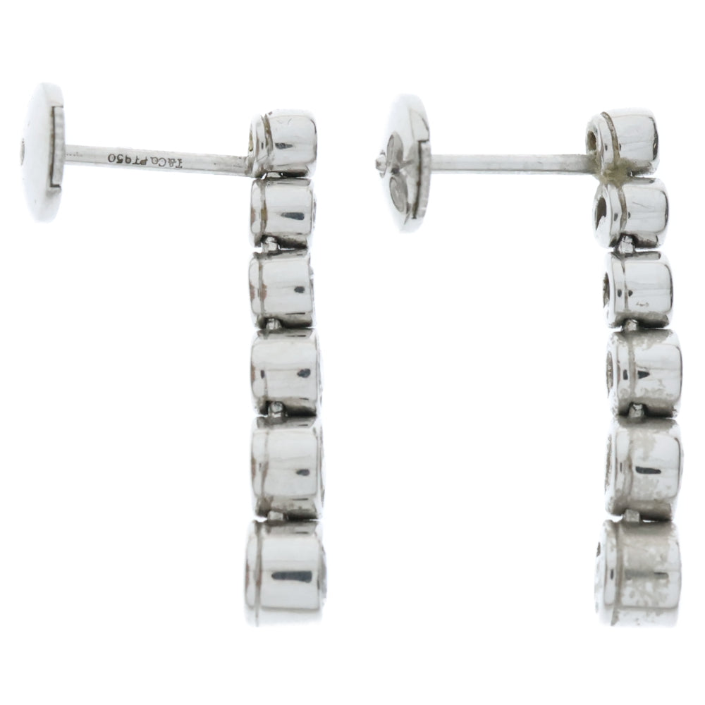TIFFANY&Co(ティファニー) ジャズドロップ グラジュエイテッド 6Pダイヤモンド ピアス プラチナ Pt950 シルバー