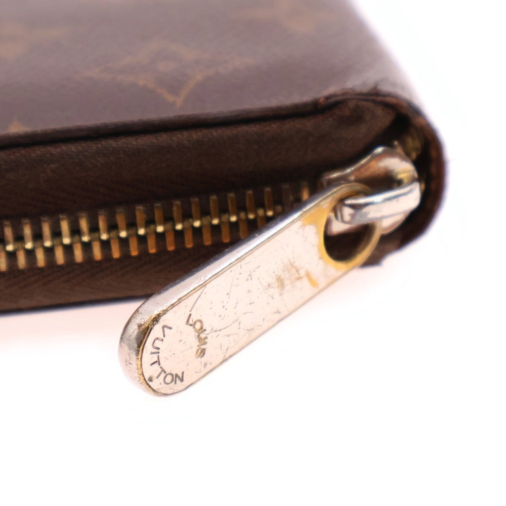 LOUIS VUITTON(ルイヴィトン) モノグラム ジッピーウォレット ロングウォレット 長財布 カードケース ブラウン ゴールド金具 PVC M42616