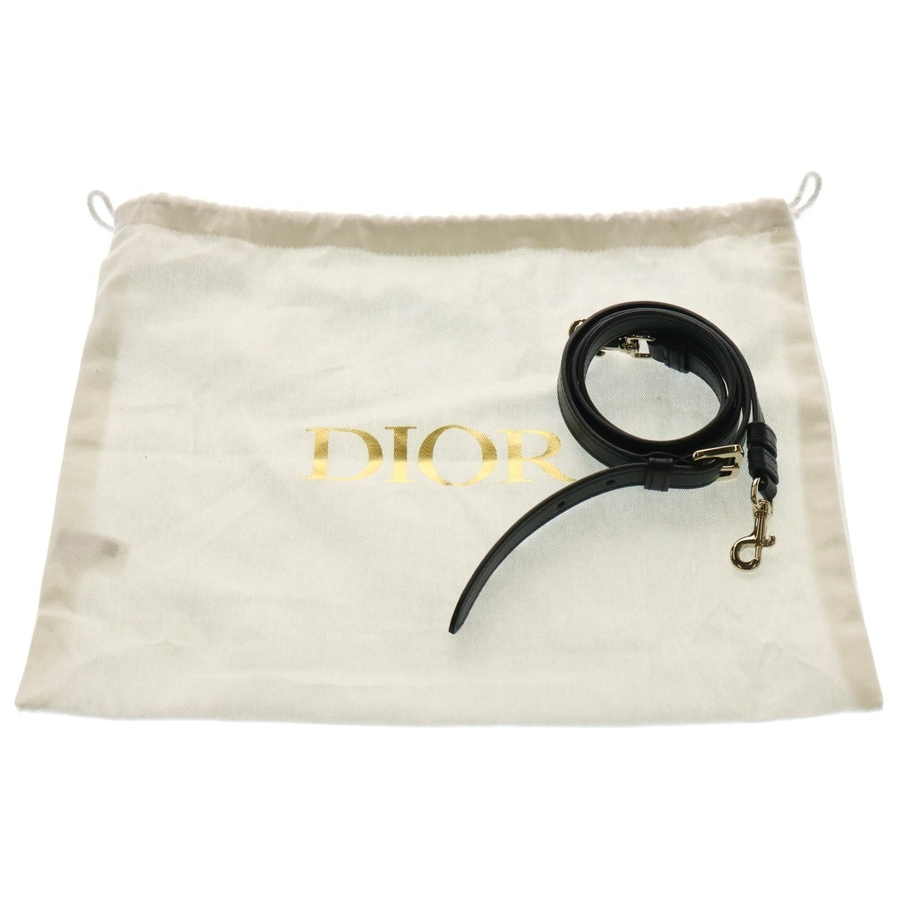 Christian Dior(クリスチャンディオール) Book Tote mini ブックトートミニ マクロカナージュ 2WAY レザーハンドバッグ ショルダーバッグ ブラック レディース S5573OWHP_M900
