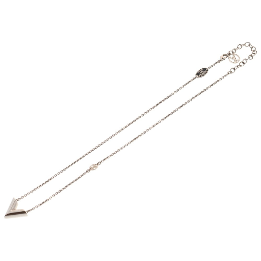 LOUIS VUITTON(ルイヴィトン) エセンシャルV ネックレス シルバー メタル ペンダント M63197