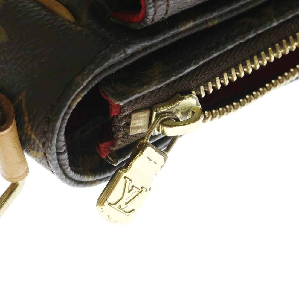 LOUIS VUITTON(ルイヴィトン) モノグラム ヴィバシテPM ショルダーバッグ ミニバッグ ブラウン レザー×PVC ゴールド金具 M51165