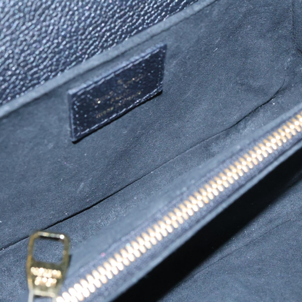 LOUIS VUITTON(ルイヴィトン) モノグラムアンプラント ポシェット・メティス EW ノワール レザー M46595 2WAY ハンドバッグ ショルダーバッグ