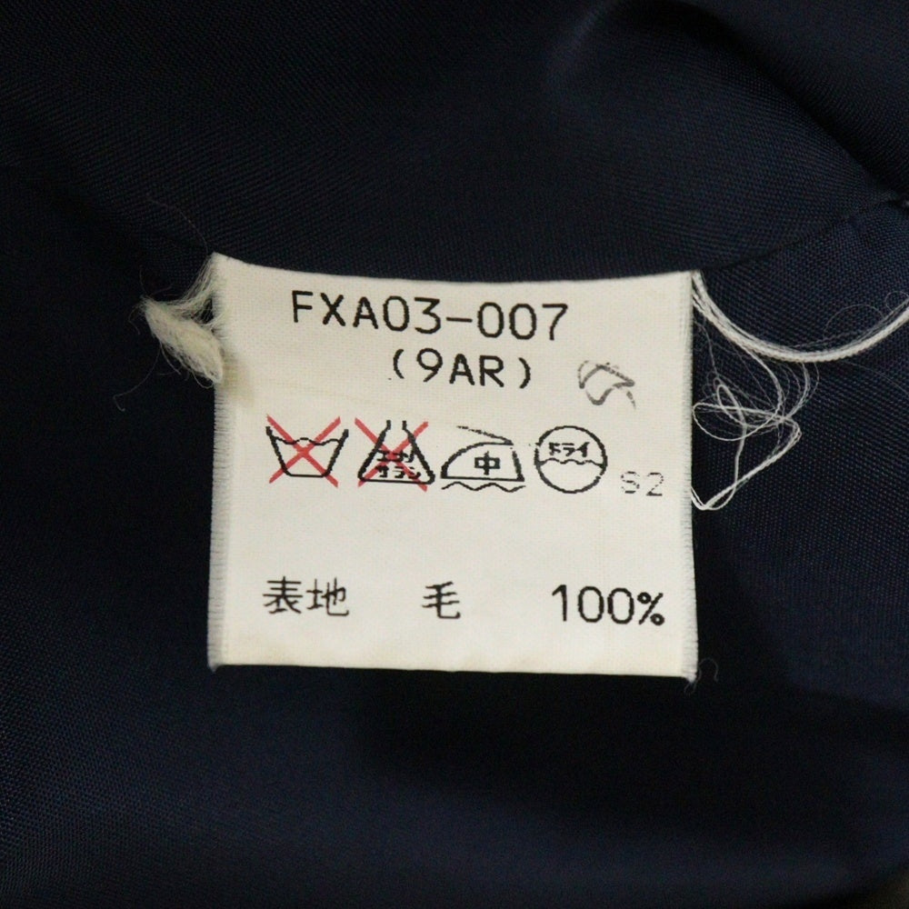 BURBERRY(バーバリー) ノバチェック 総柄 プリーツ ミディアム フレアスカート ネイビー レディース FXA03-007