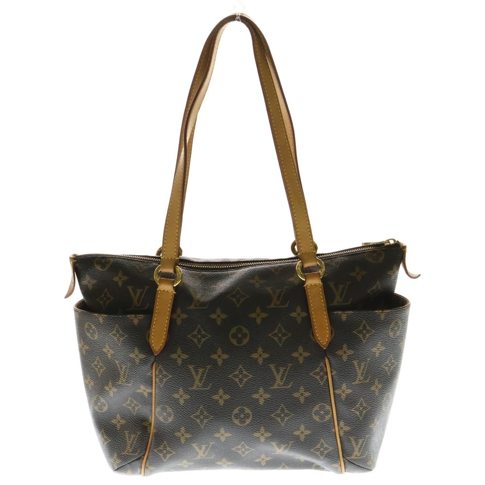 LOUIS VUITTON(ルイヴィトン) モノグラム トータリー トートバッグ ハンドバッグ ブラウン レザー×PVC ゴールド金具 M41016