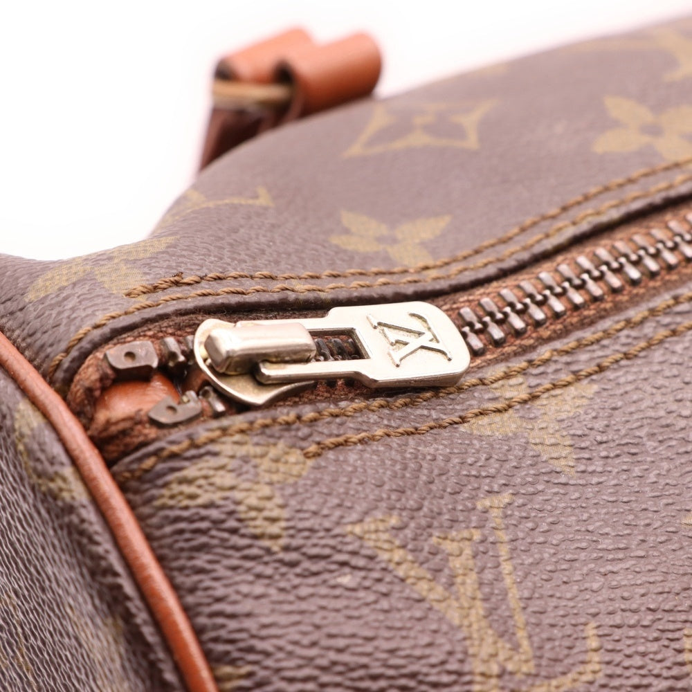 LOUIS VUITTON(ルイヴィトン) モノグラム パピヨン30 ハンドバッグ ミニボストンバッグ ブラウン ゴールド金具 レザー×PVC M51385