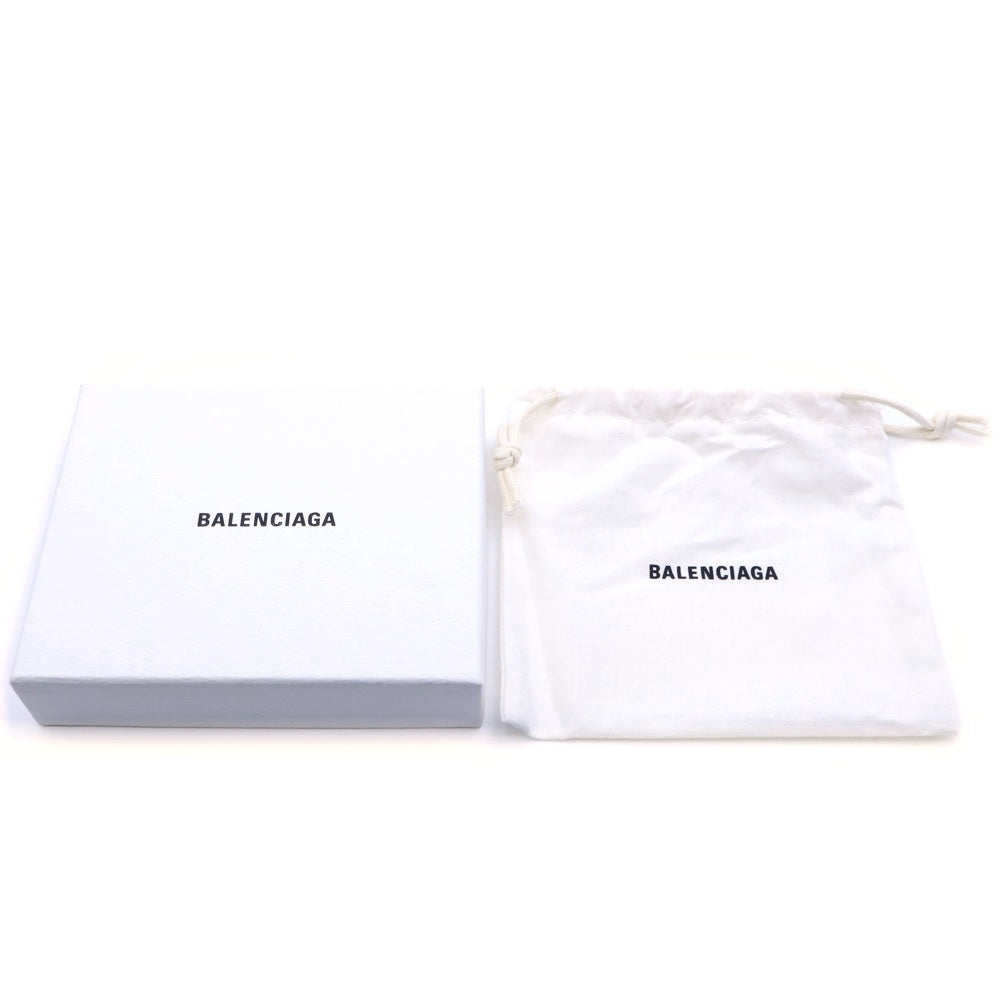 BALENCIAGA(バレンシアガ) ロゴ カードケース 名刺入れ ブラック レザー 505054