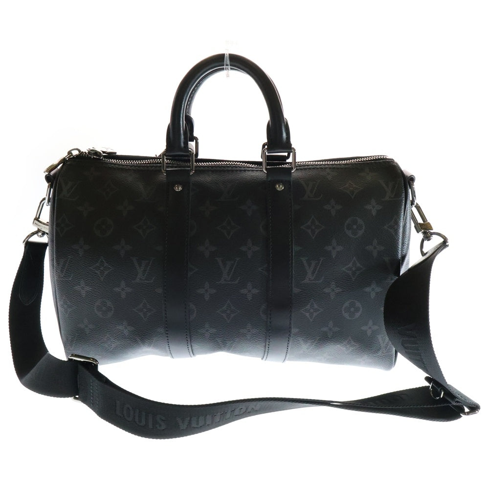 LOUIS VUITTON(ルイヴィトン) モノグラムエクリプス キーポルバンドリエール35 ボストンバッグ 2wayバッグ ブラック RFID M46655