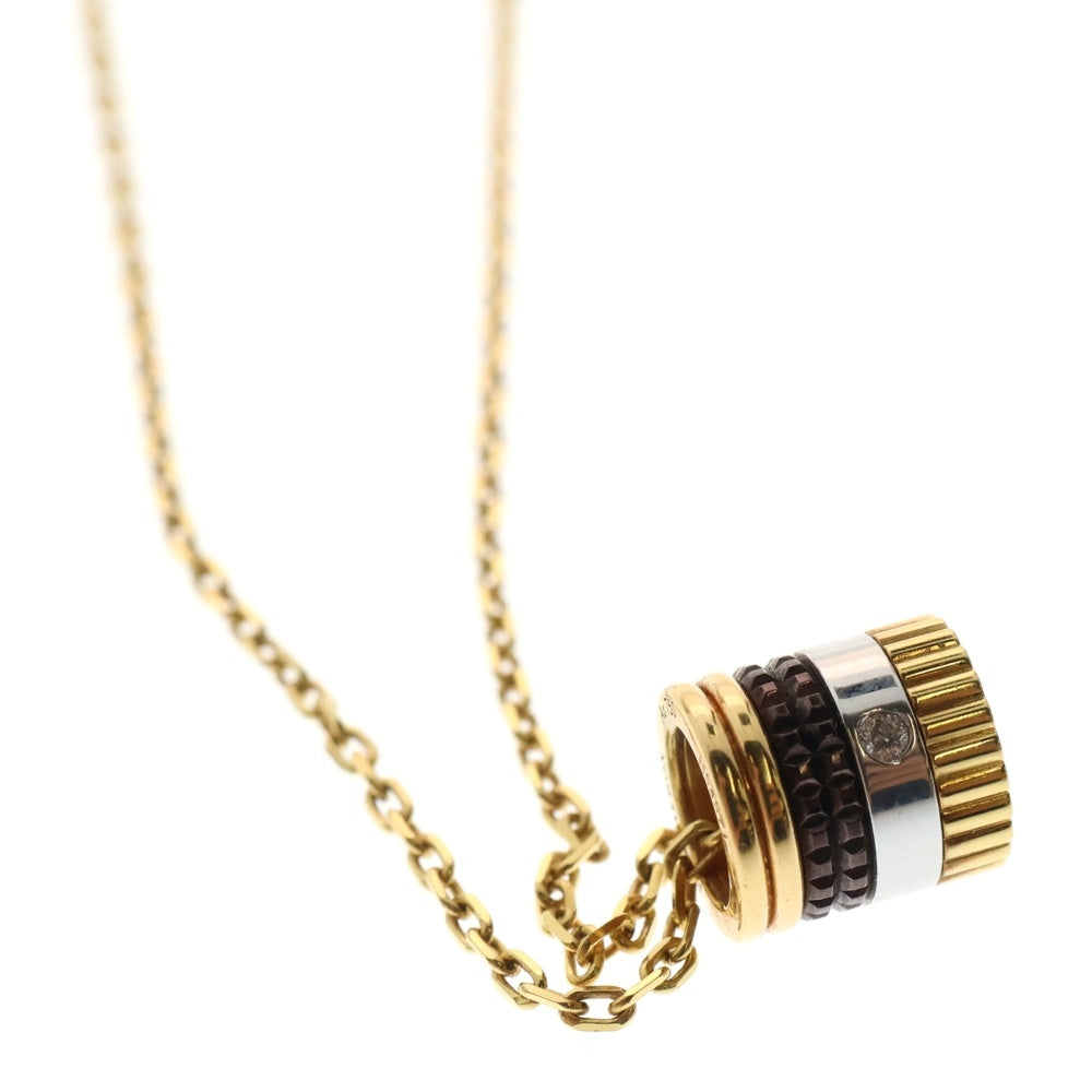 BOUCHERON(ブシュロン) キャトルクラシック 1PD ネックレス ダイヤモンド Au750 K18 YG/PG/WG ペンダント