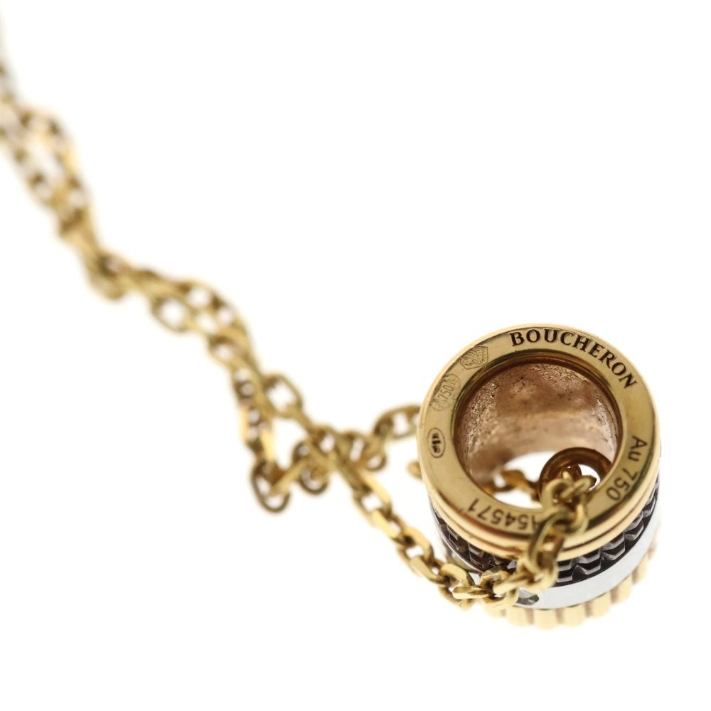 BOUCHERON(ブシュロン) キャトルクラシック 1PD ネックレス ダイヤモンド Au750 K18 YG/PG/WG ペンダント