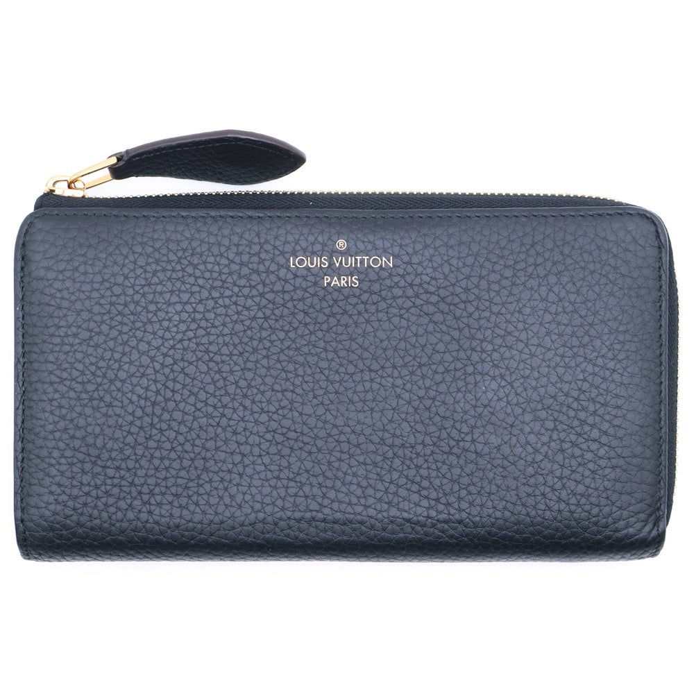 LOUIS VUITTON(ルイヴィトン) ラウンドジッパー ロングウォレット カードケース 長財布 ブラック×ピンク ゴールド金具 レザー M63102