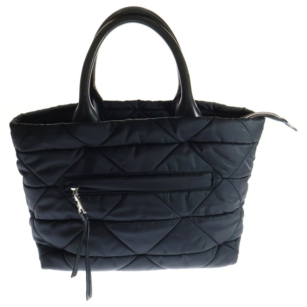 PRADA(プラダ) ミニパデッド 2WAY ハンドバッグ ショルダーバッグ ナイロン×レザー ブラック 1BG436