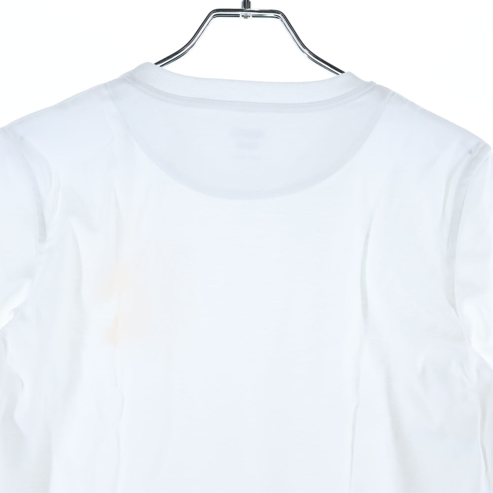 HERMES(エルメス) カルトゥッシュ 馬具 チェーンプリント クルーネック 半袖Tシャツ カットソー ホワイト