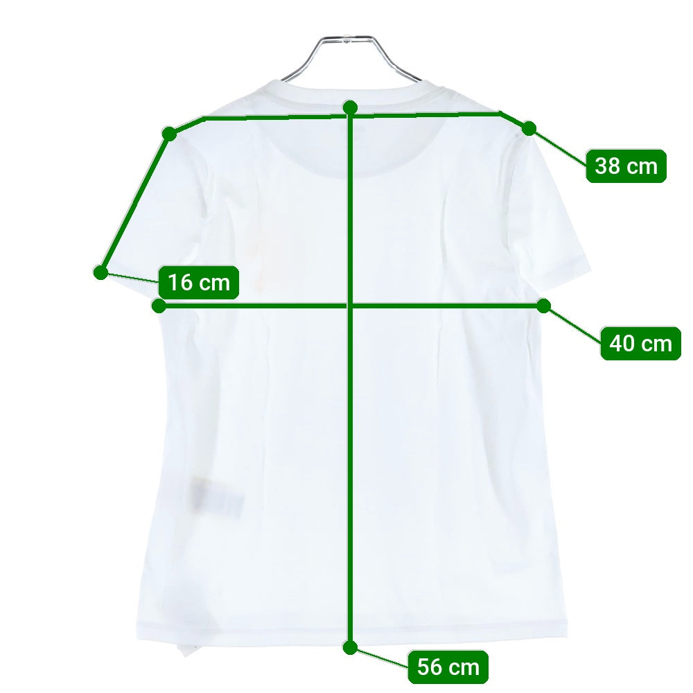 HERMES(エルメス) カルトゥッシュ 馬具 チェーンプリント クルーネック 半袖Tシャツ カットソー ホワイト