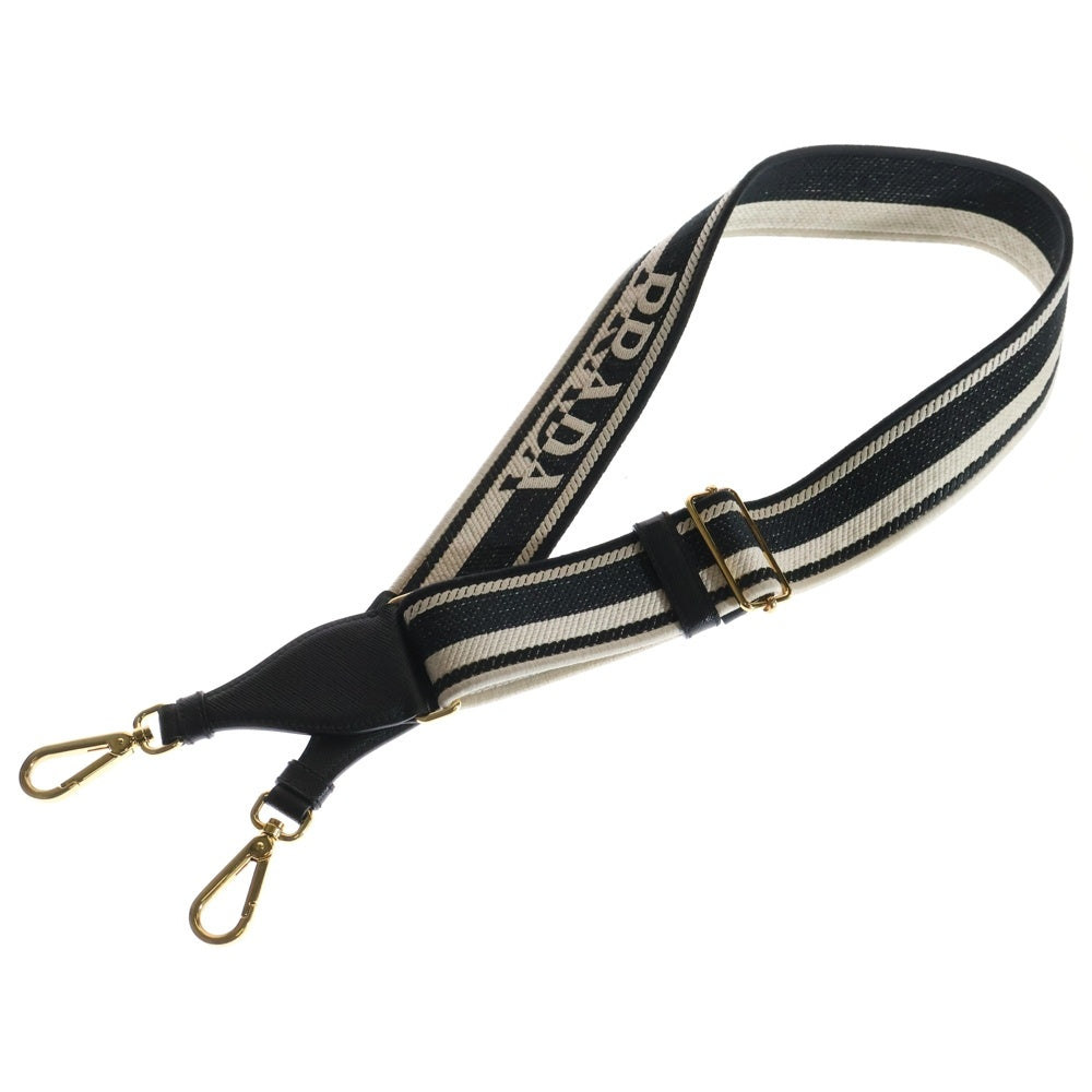 PRADA(プラダ) パニエ サフィアーノレザー トライアングルロゴプレート 2WAY ハンド ショルダーバッグ ゴールド金具 ブラック 1BA212