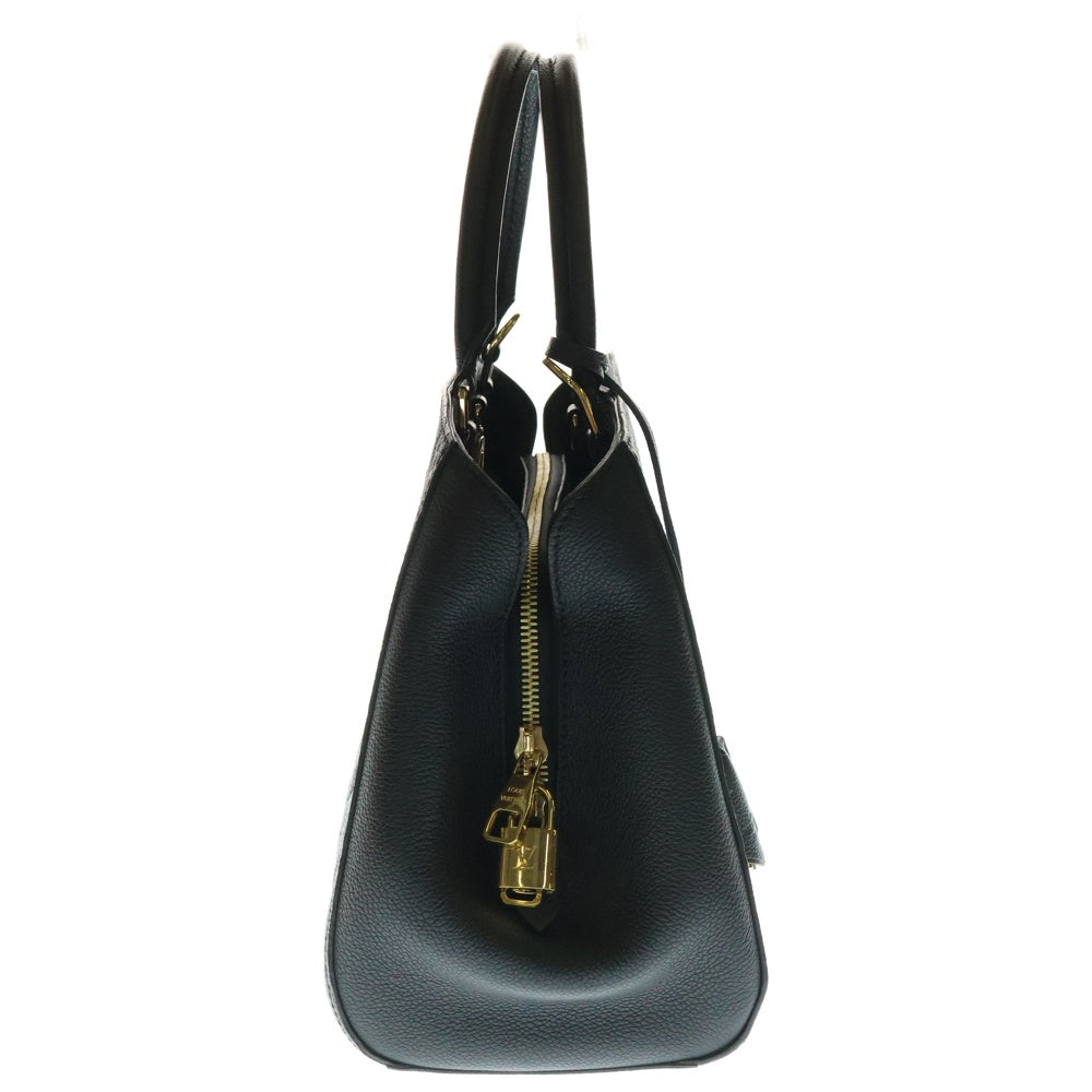LOUIS VUITTON(ルイヴィトン) アンプラント モンテーニュ ショルダーバック ハンドバッグ ブラック レザー M41048