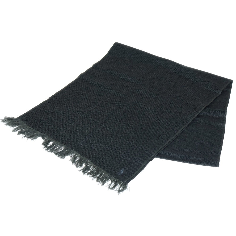 POLO RALPH LAUREN(ポロラルフローレン) ロゴ刺繍 フリンジ付ウールマフラー