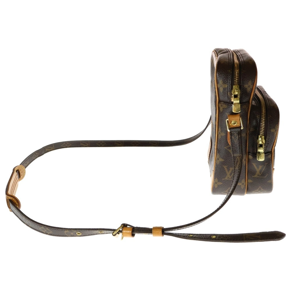 LOUIS VUITTON(ルイヴィトン) モノグラム アマゾン ショルダーバッグ ミニバッグ ブラウン ゴールド金具 レザー×PVC M45236