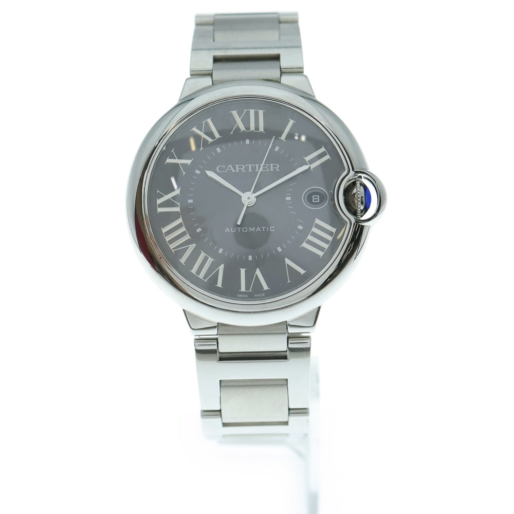 Cartier(カルティエ) WSBB0060 バロンブルー グレー文字盤 SS/AT ステンレス 自動巻き 腕時計