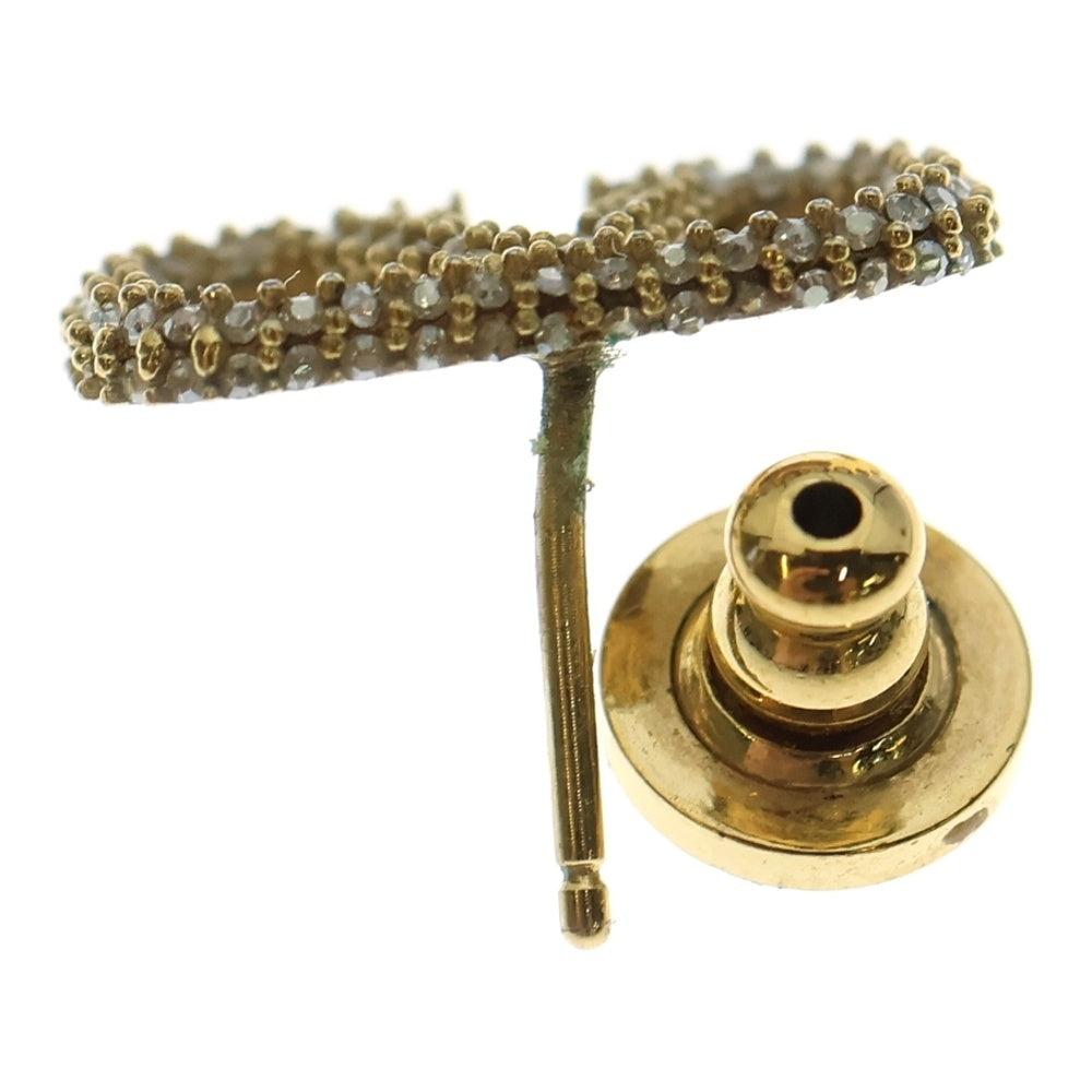 VALENTINO(ヴァレンティノ) ロゴラインストーン ピアス イヤー