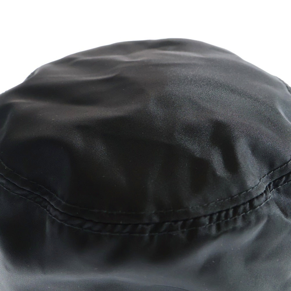 PRADA ブラック バケット ブラック Re-Nylon バケットハット | PRADA