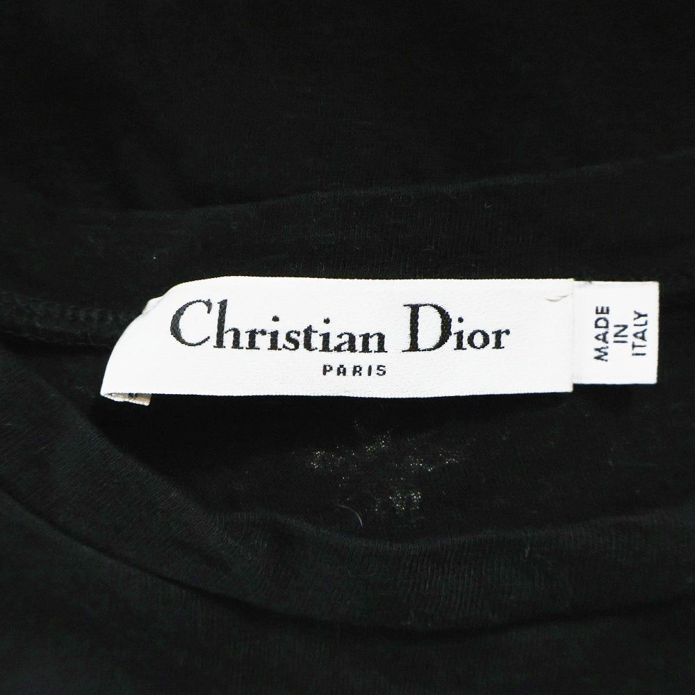 Christian Dior(クリスチャンディオール) JA'DIOR 8 ジャディオール ナンバリング ロゴプリント 半袖Tシャツ カットソー ブラック レディース 843T03TC428